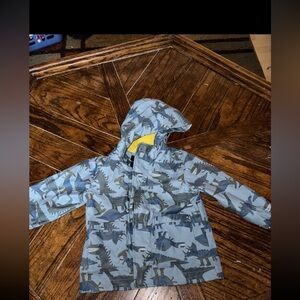 Old Navy Yellow Dinosaur Raincoat for Kids